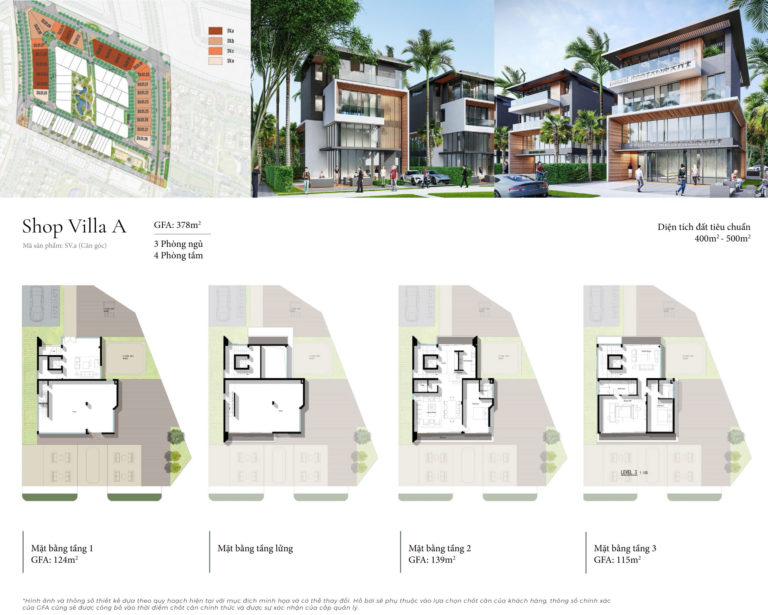thiết kế shop villa swanbay oasia